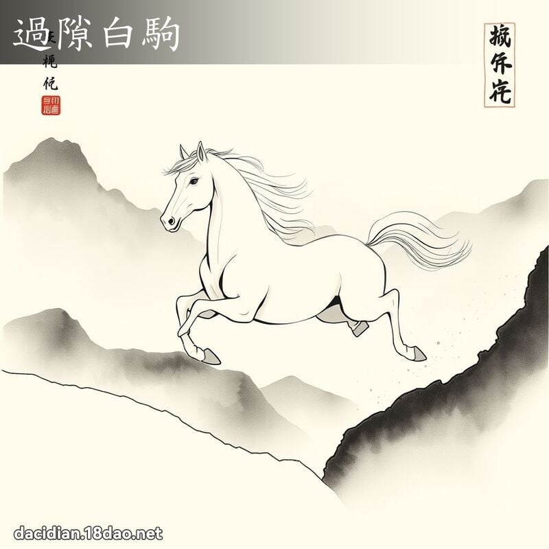 過隙白駒 配图