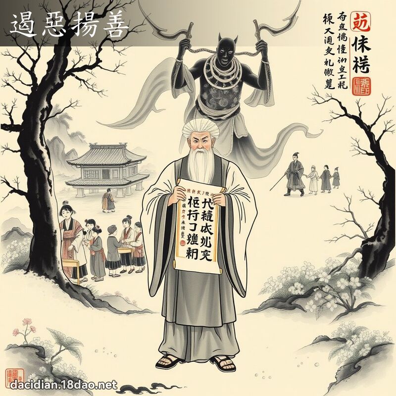遏惡揚善 配图