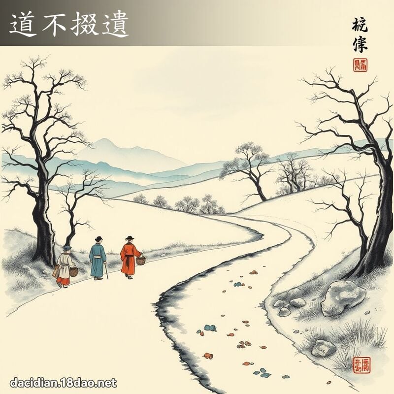 道不掇遗 配图