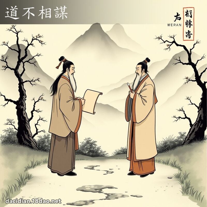 道不相谋 配图