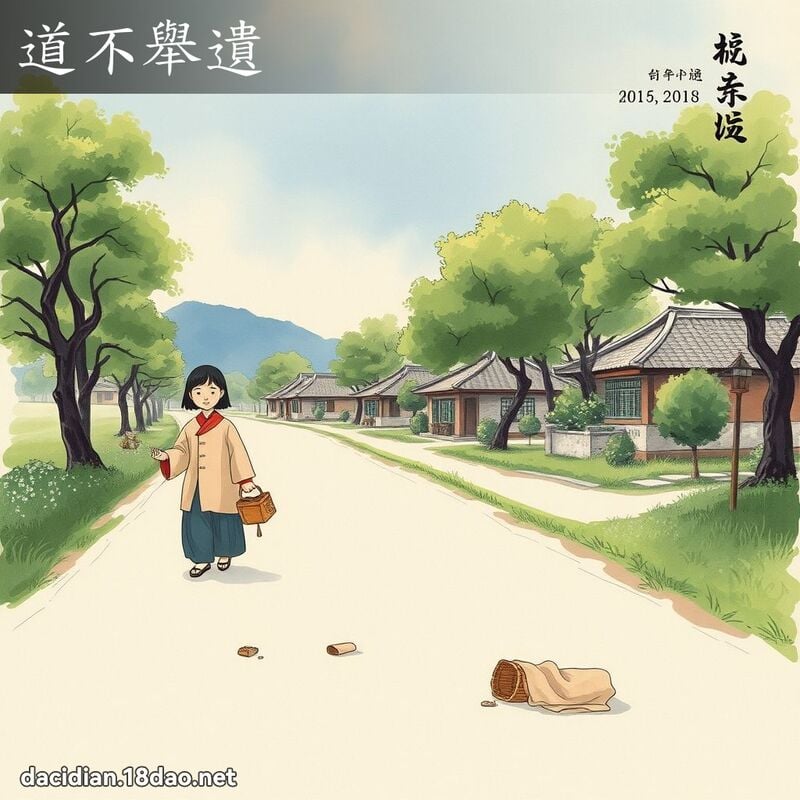 道不举遗 配图