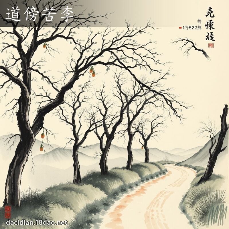 道傍苦李 配图