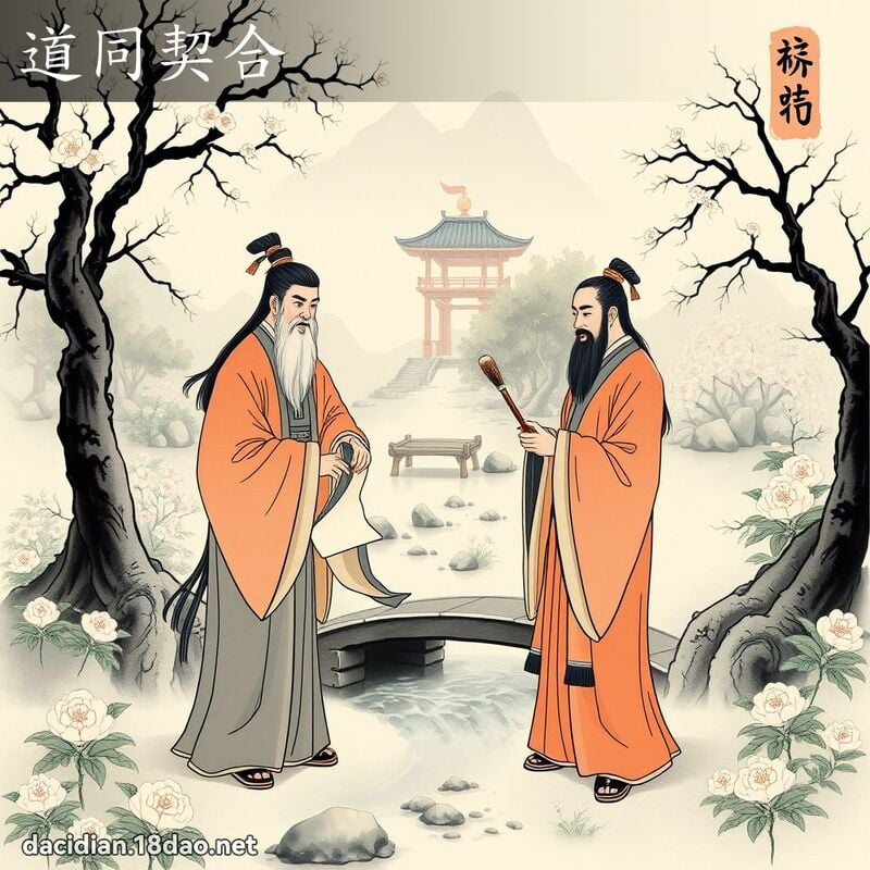 道同契合 配图