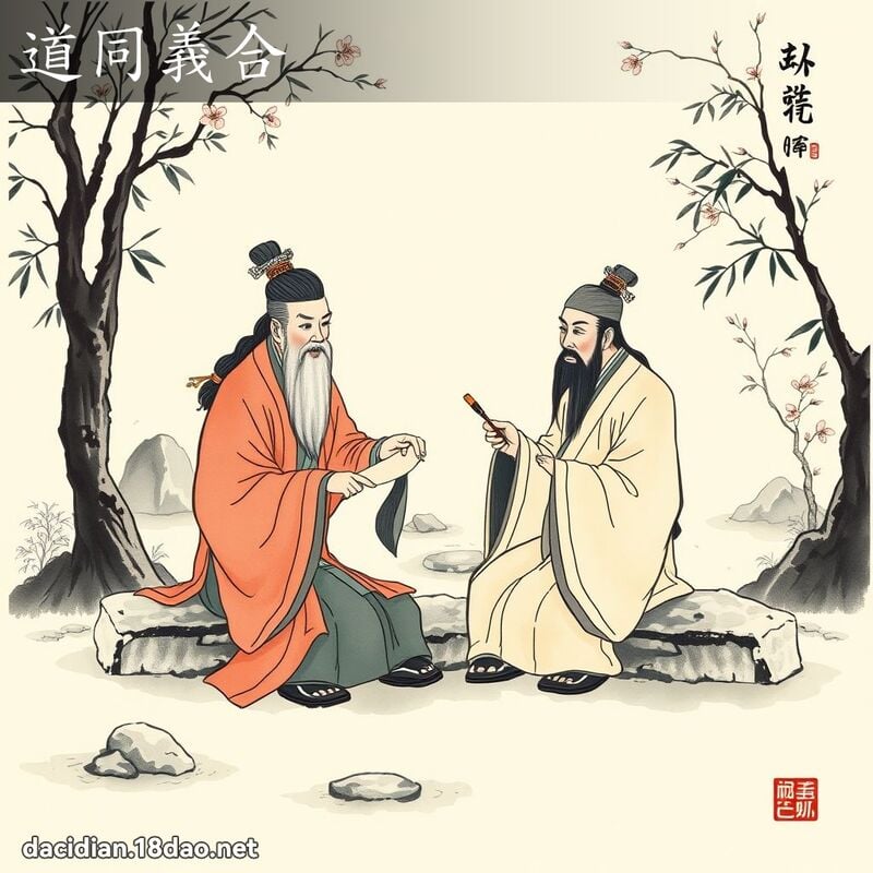 道同义合 配图
