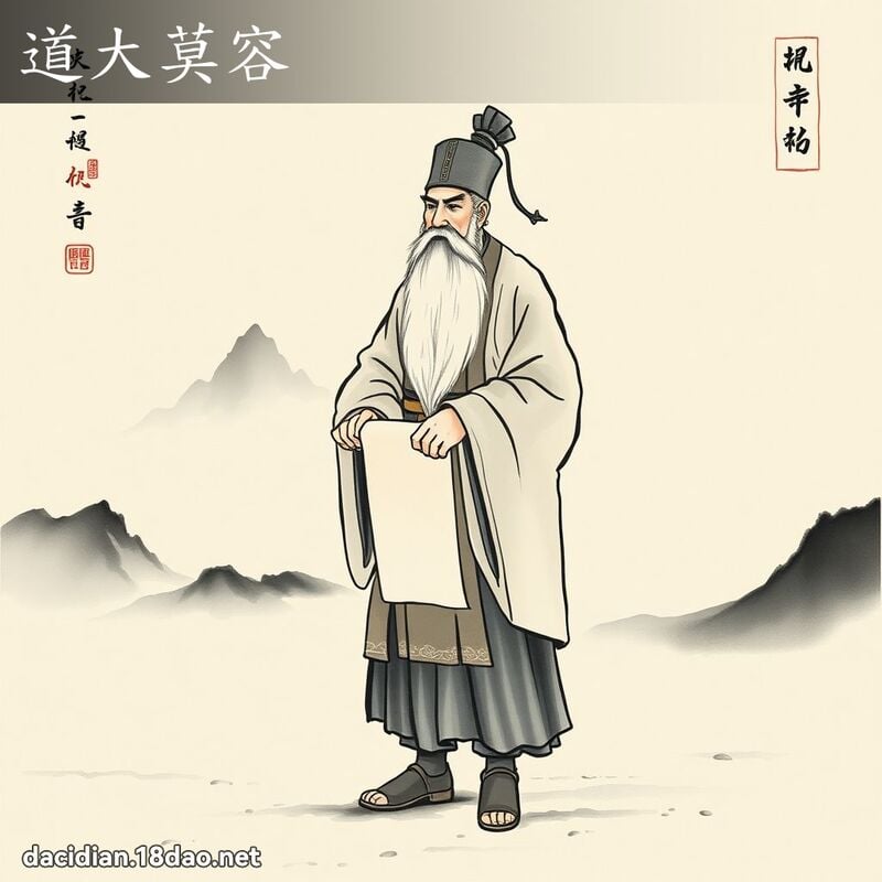 道大莫容 配图
