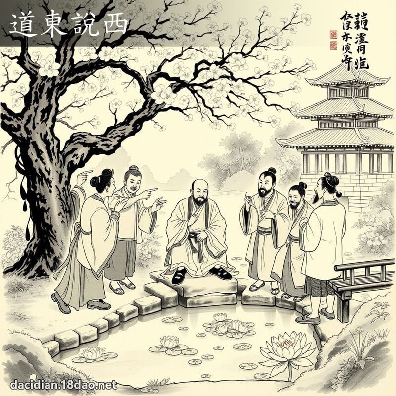 道东说西 配图