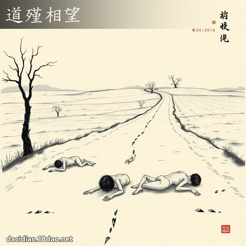 道殣相望 配图