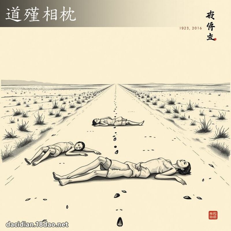 道殣相枕 配图