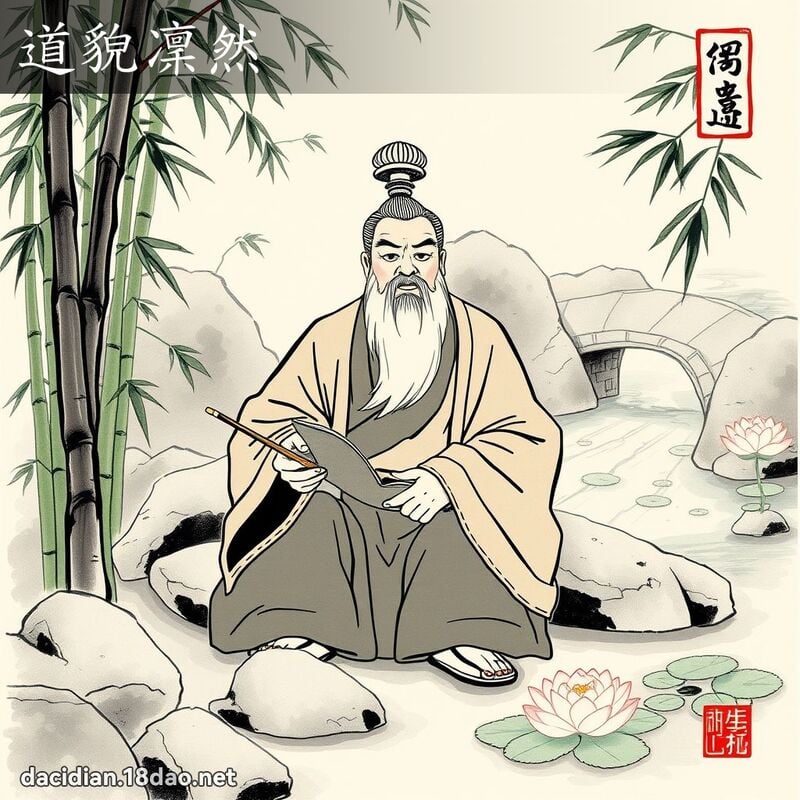 道貌凛然 配图
