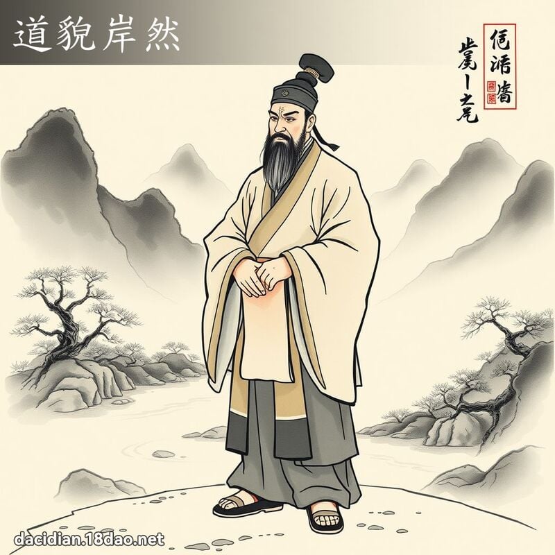 道貌岸然 配图
