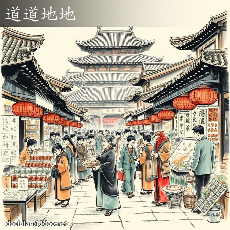 道道地地 配图
