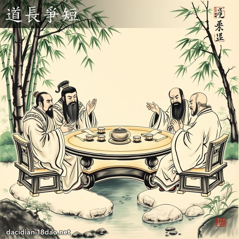 道长爭短 配图