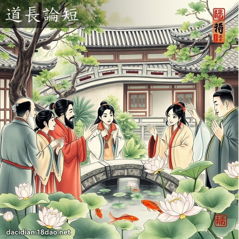 道长论短 配图