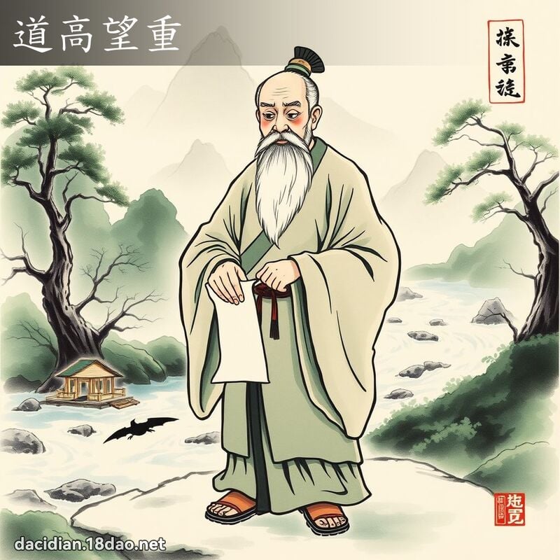 道高望重 配图