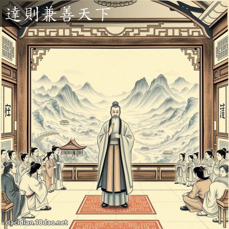 达则兼善天下 配图