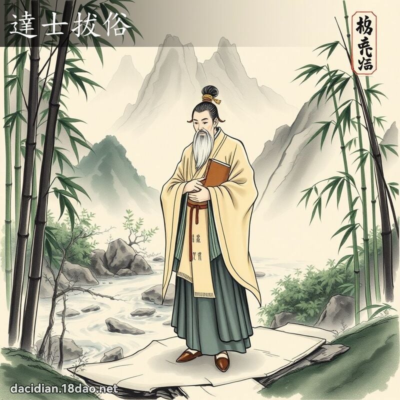 达士拔俗 配图