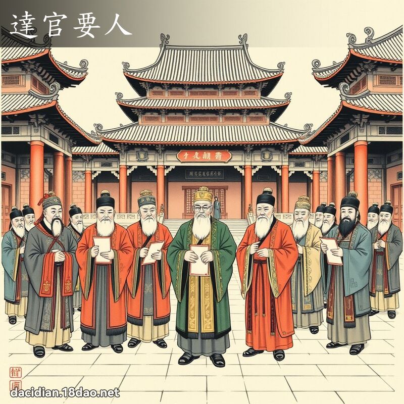 达官要人 配图
