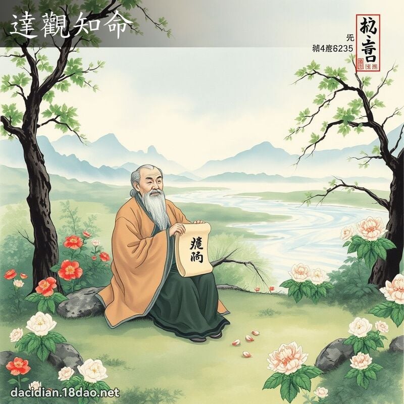 达观知命 配图