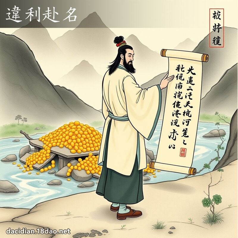 違利赴名 配图