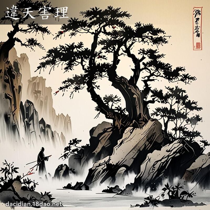 違天害理 配图