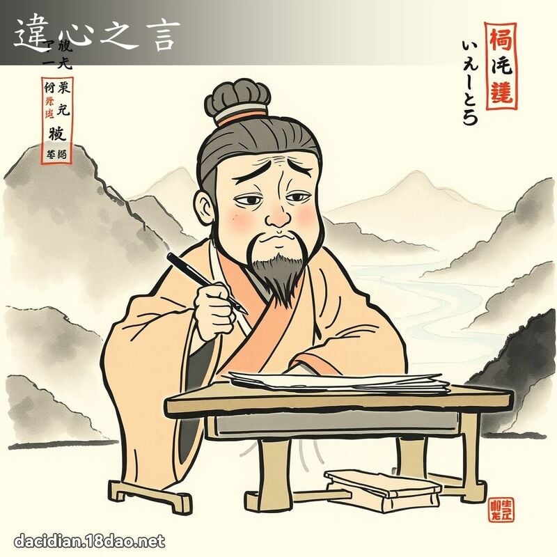違心之言 配图