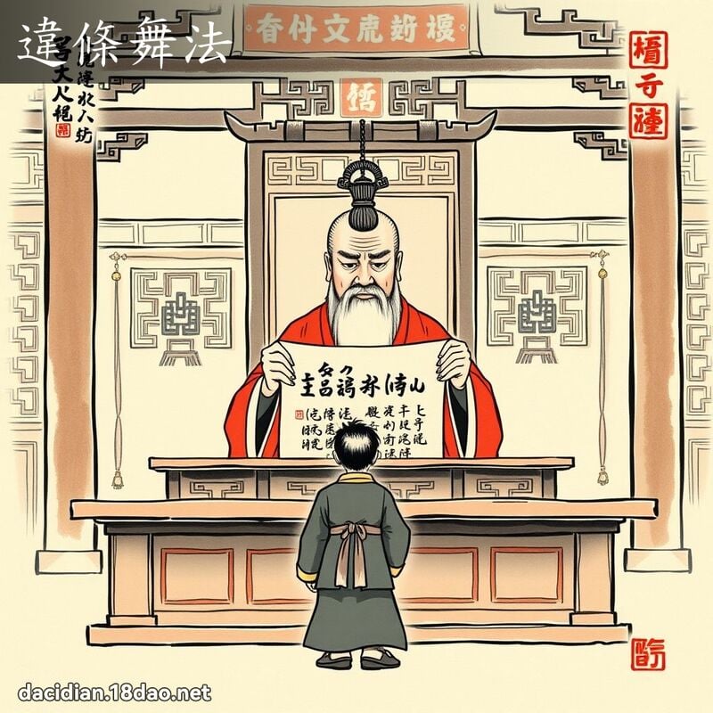 違條舞法 配图