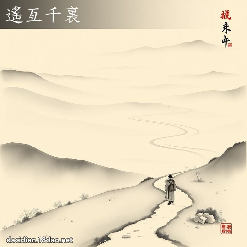 遙亙千裏 配图