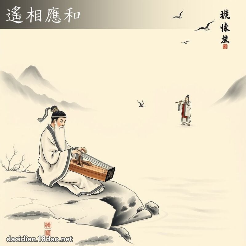 遙相應和 配图