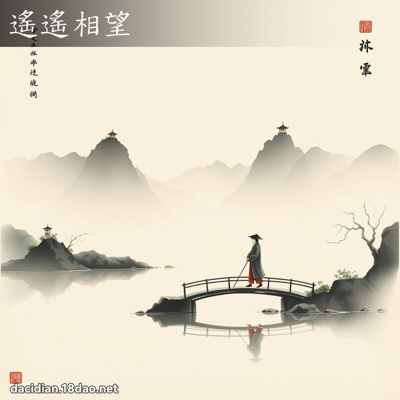 遙遙相望 配图