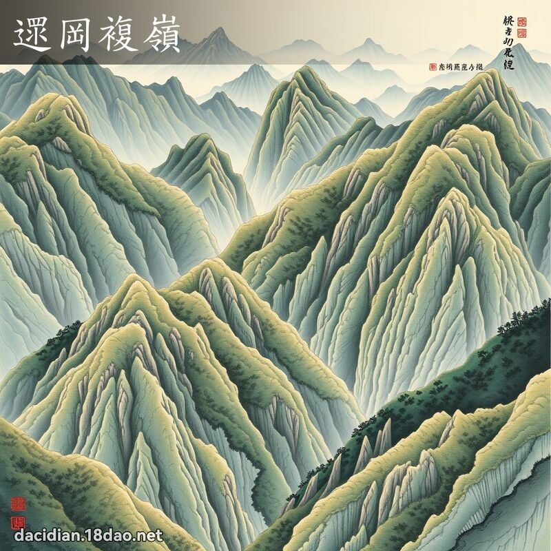 遝岡複嶺 配图