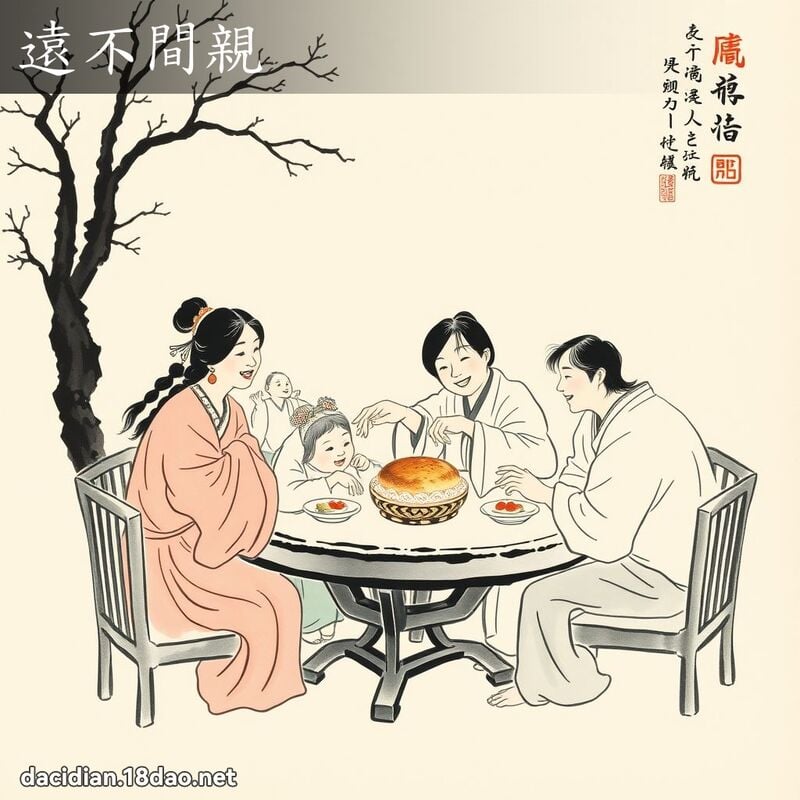 遠不間親 配图