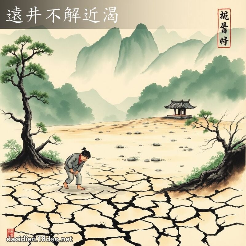 遠井不解近渴 配图