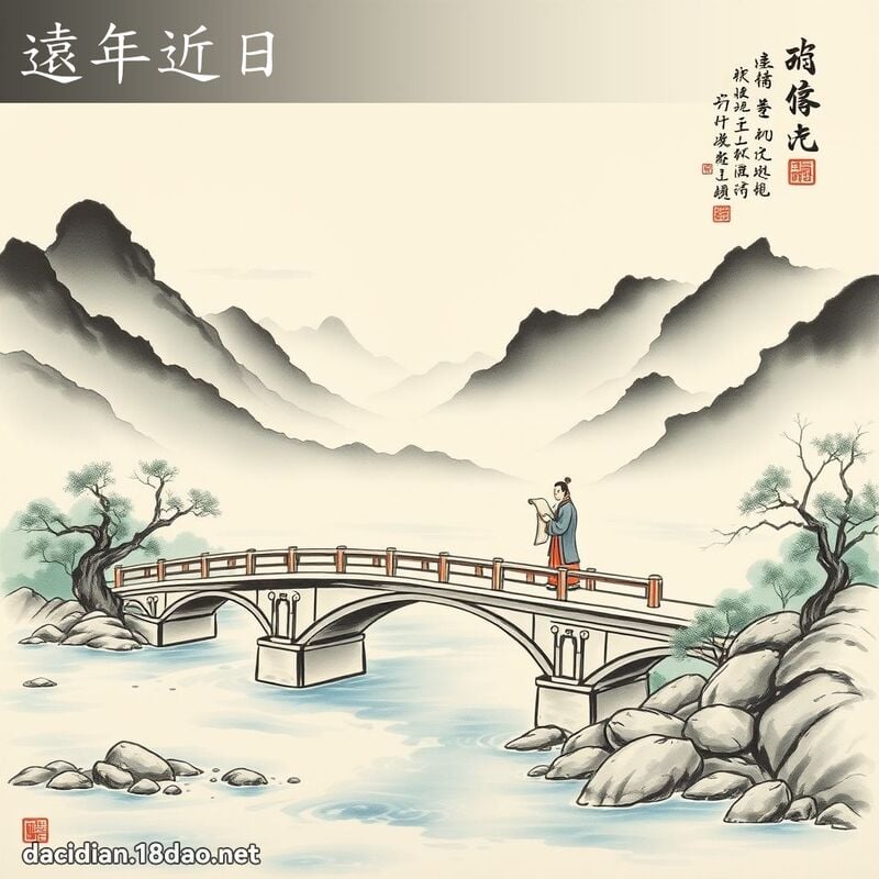 遠年近日 配图