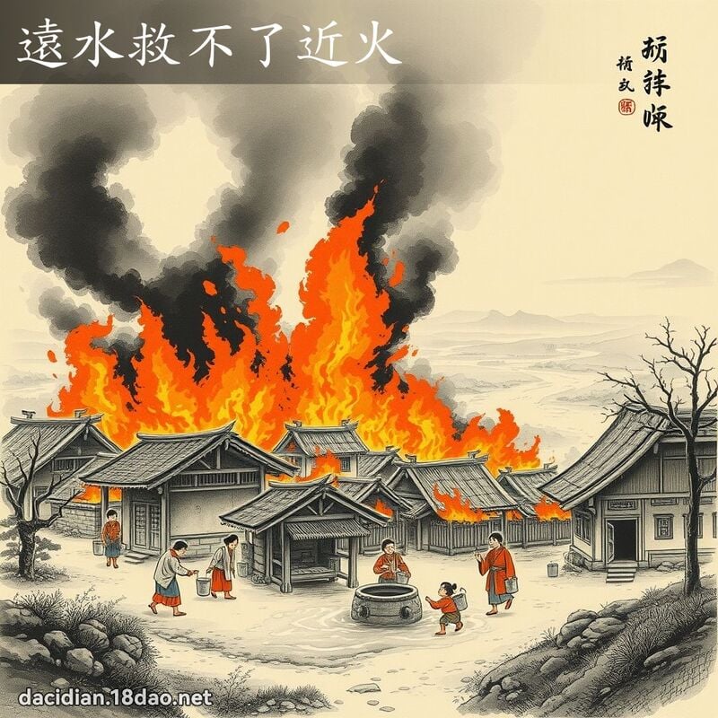 遠水救不了近火 配图