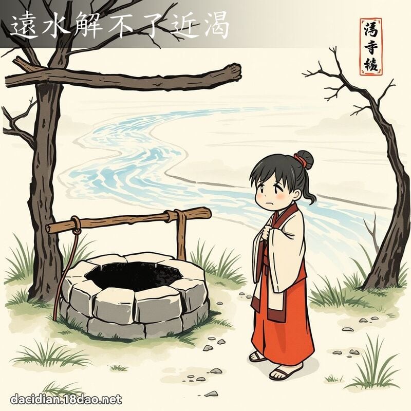 遠水解不了近渴 配图