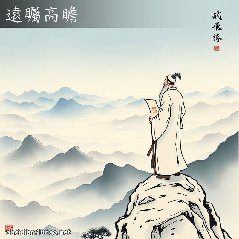 遠矚高瞻 配图