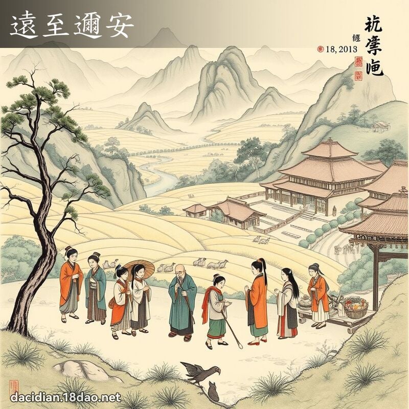 遠至邇安 配图