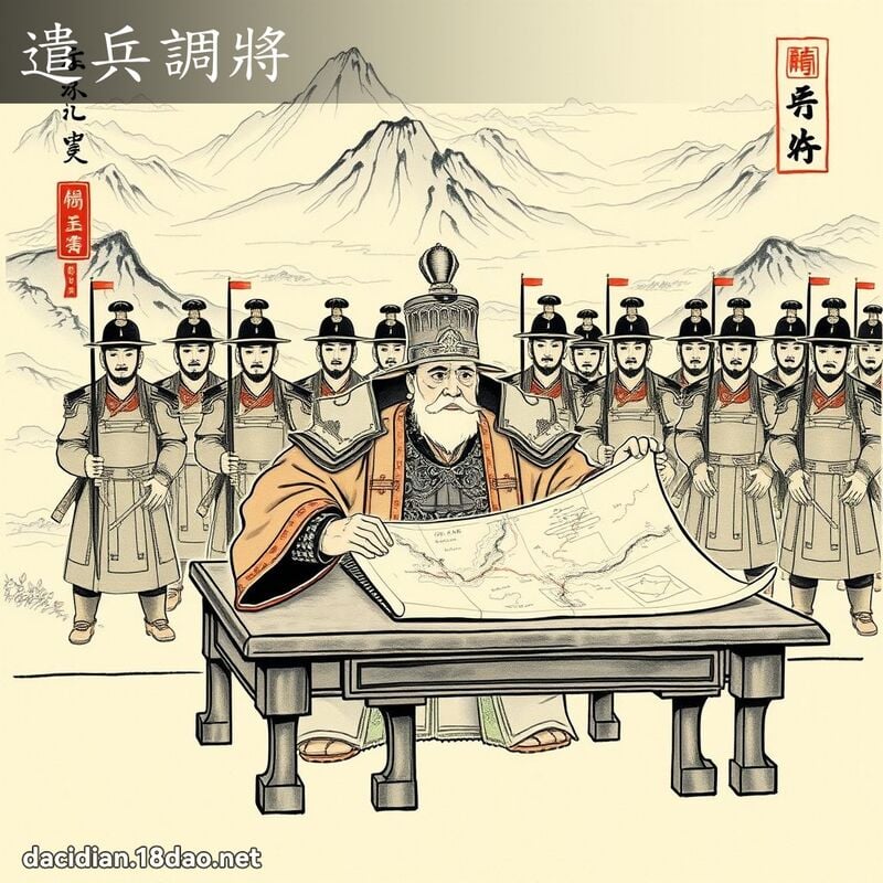 遣兵調將 配图