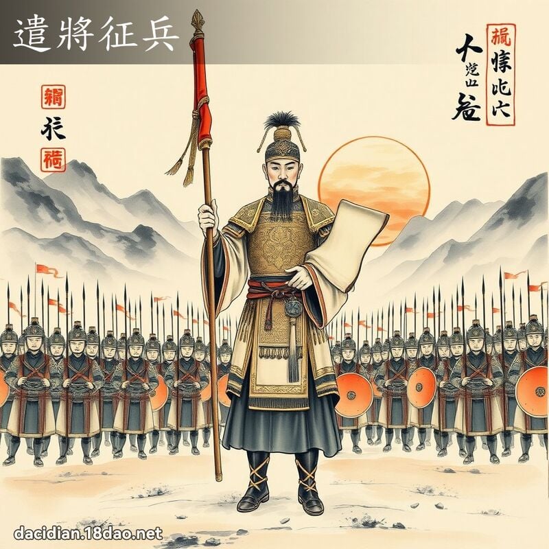 遣將征兵 配图