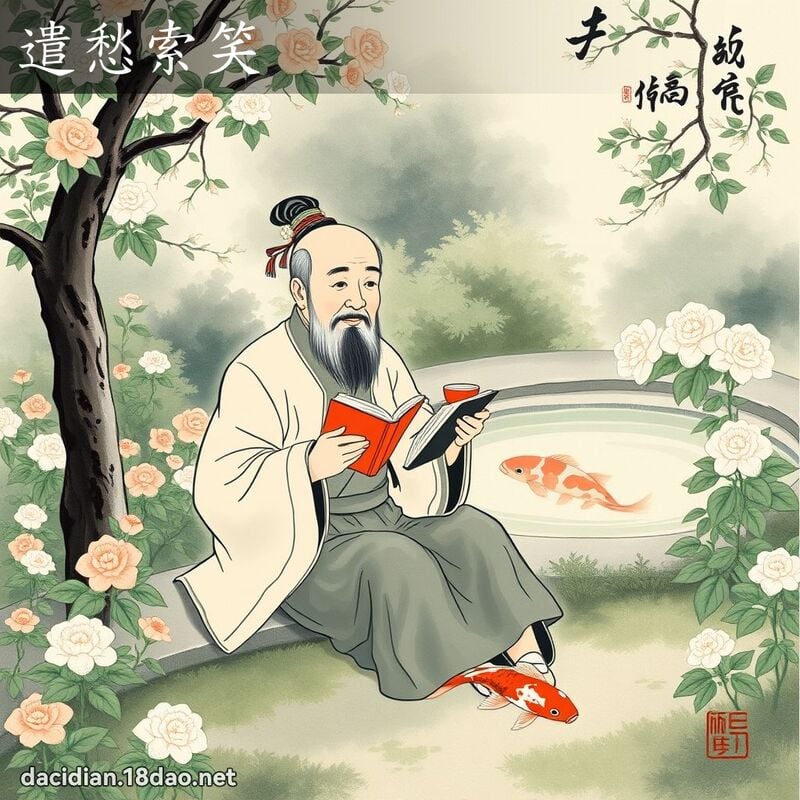 遣愁索笑 配图