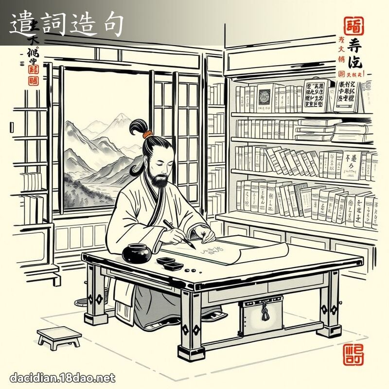 遣詞造句 配图