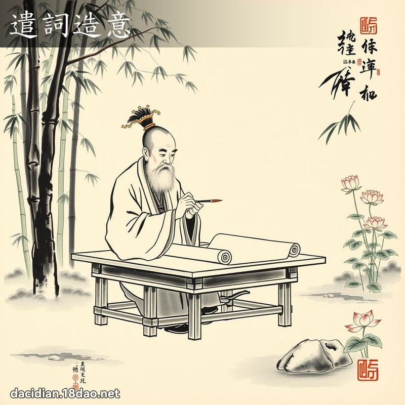 遣詞造意 配图