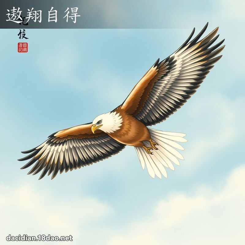 遨翔自得 配图