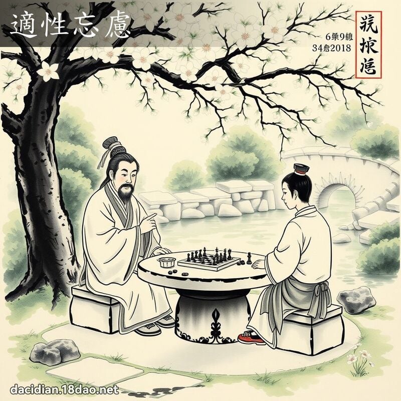 適性忘慮 配图