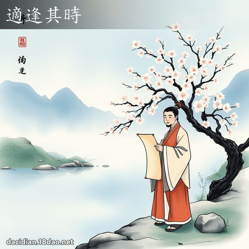 適逢其時 配图