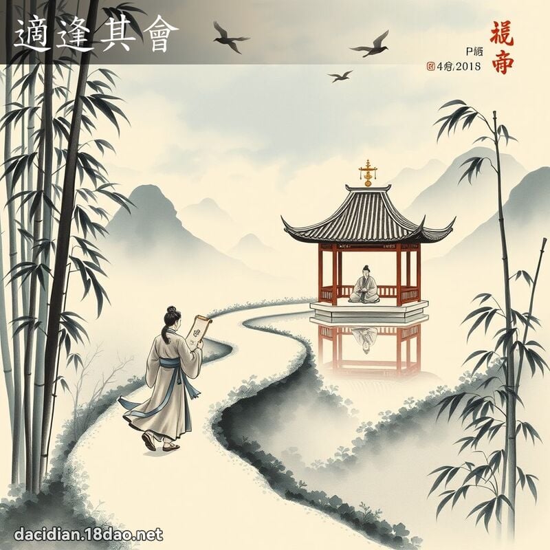 適逢其會 配图