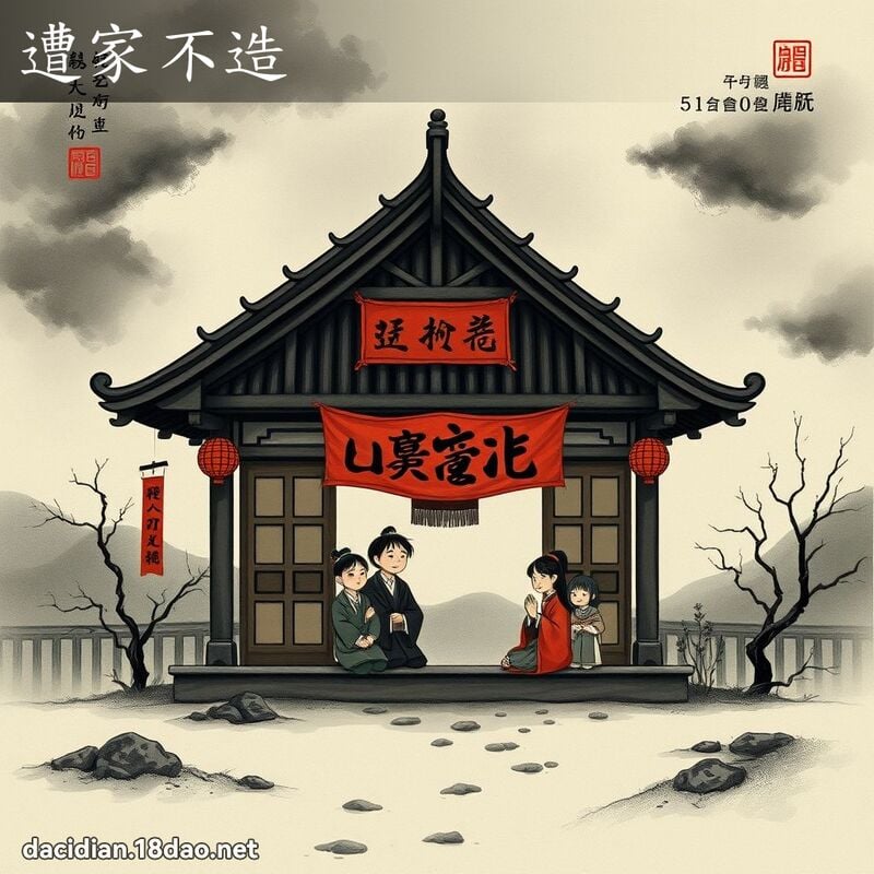 遭家不造 配图