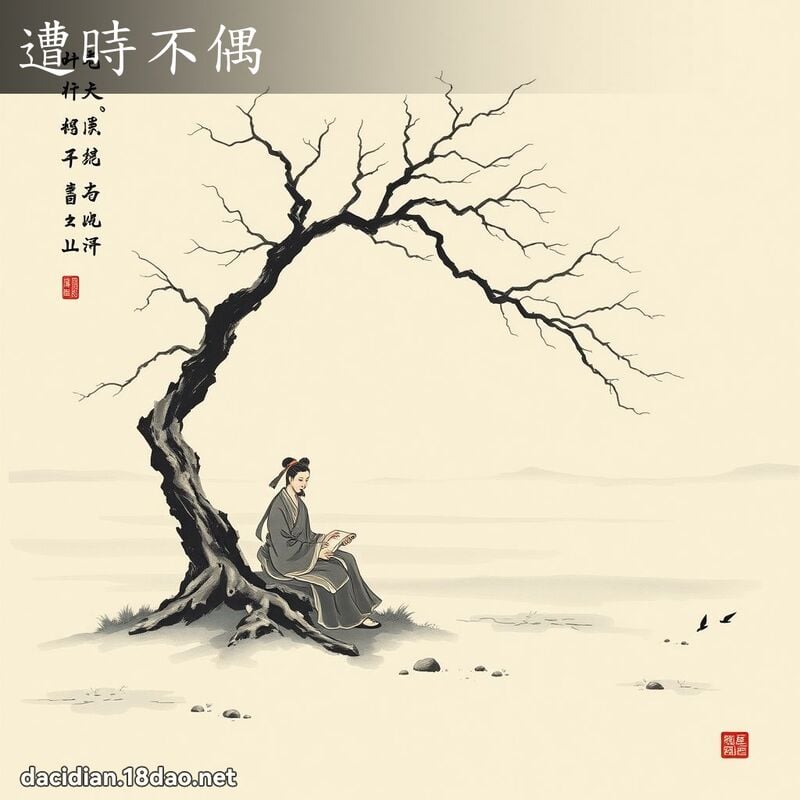 遭時不偶 配图
