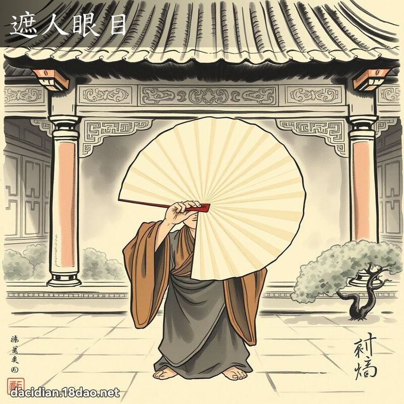 遮人眼目 配图