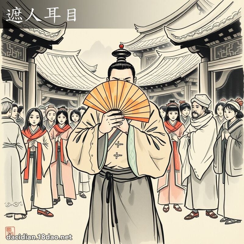 遮人耳目 配图